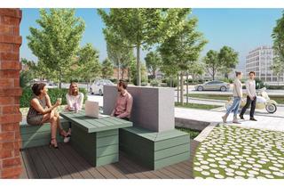 Wohnung kaufen in Eugen-Martin-Straße 19b, 79106 Stühlinger, Schöne 2 Zimmer-Wohnung in moderner Wohnanlage "the brick" in Freiburg