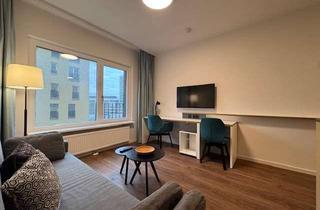 Wohnung mieten in Lehrter Strasse 24b, 10557 Tiergarten, Fritz Tower - Möbliertes Studio im 4. OG mit Concierge und Gym