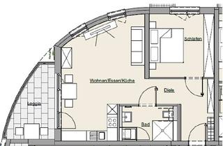 Wohnung mieten in Lutherstraße, 73614 Schorndorf, Erstbezug: Barrierefrei wohnen im Herzen von Schorndorf – 2 Zimmer mit Süd-West-Loggia | Ü60