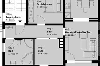 Wohnung mieten in 49504 Lotte, Helle, frisch renovierte 3-Zimmer Wohnung in Lotte