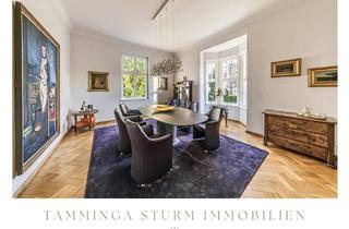 Villa kaufen in Dölitzer Straße xx, 04416 Markkleeberg, IMPOSANTE DENKMAL-VILLA IN MARKKLEEBERG-WEST mit WÄRMEPUMPE, TRAUMGARTEN, GARAGEN, EBK, KAMIN