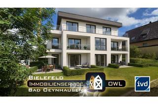 Wohnung kaufen in 32584 Löhne, ::: Hochwertiges Neubau Projekt „Wohnen à la cart" 1. OG. I Balkon I KfW 40 I A+ I PV I Sackg. :::