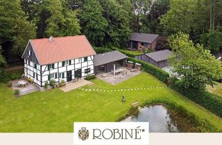 Haus kaufen in 40882 Ratingen, Gebäudeensemble im Grünen – 2 Einfamilienhäuser mit traumhaftem Seegrundstück in Ratingen - Homberg