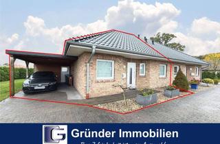 Doppelhaushälfte kaufen in 26907 Walchum, Wohnen auf einer Ebene – komfortabel, gepflegt und einfach zum Wohlfühlen