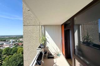 Wohnung kaufen in 63225 Langen, KOMPAKT, GEPFLEGT, VERMIETET: 1-Zimmer-Wohnung mit Aussicht in gepflegtem Hochhaus