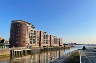Wohnung kaufen in 27568 Mitte, Exklusives Apartment mit traumhafter Wasserlage und weitem Panoramablick in Bremerhaven