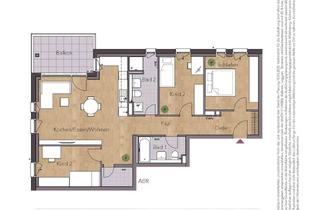 Wohnung kaufen in Birgit-Reinert-Straße, 67655 Innenstadt, Familienwohnung mit 4-Zimmern und 2 Bädern - WE 521