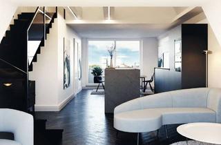 Wohnung mieten in Hans-Oster-Straße 18, 04157 Gohlis-Mitte, Traum-Maisonette mit Dachterrasse! + Erstbezug + Fußbodenhzg + 2 Bäder + Klima + EBK mit Kochinsel