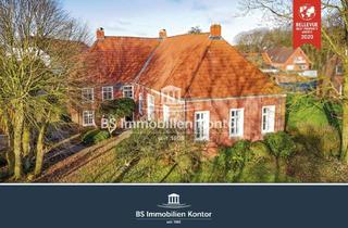 Villa kaufen in 26736 Krummhörn, Seltene Gelegenheit! Historische Villa mit Garage und Gartenanlage in idyllischer Wohnlage!