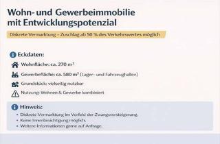 Anlageobjekt in 59597 Erwitte, Wohn- und Gewerbeobjekt mit Hallen, Lager und Einfamilienhaus – vielseitig nutzbar, provisionsfrei