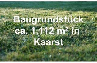 Grundstück zu kaufen in 41564 Kaarst, + Kaarst + Baugrundstück ca. 1.112 m² + ruhige Lage + Gebäude zum Abriss +