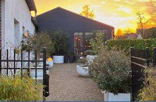 Gewerbeimmobilie kaufen in 48356 Nordwalde, Gewerbeflächen: Laden, Ausstellungshalle, Werkstatt + schönes Haus mit einem idyllischen Garten