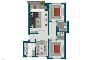 Wohnung kaufen in 71088 Holzgerlingen, Komfortable 3 Zimmer-Wohnung in Holzgerlingen – idyllisch & zentral gelegen