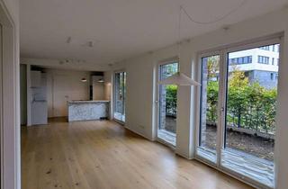 Wohnung mieten in Metro-Straße 15, 40235 Flingern Nord, 2-Zimmer Wohnung mit Einbauküche, Terasse, Garten und Garage im Neubaugebiet Grafental