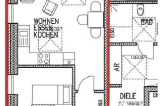 Wohnung mieten in Bispingallee 12, 48356 Nordwalde, Helle 2-Zimmer Wohnung mit Balkon in Nordwalde