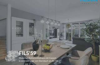 Haus kaufen in 73061 Ebersbach, FILS'59 - Modernes Reihenmittelhaus mit Carport in zentraler Lage von Ebersbach an der Fils