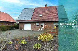 Einfamilienhaus kaufen in 26215 Wiefelstede, Komfortables Einfamilienhaus mit integrierter Garage, PV-Anlage und Blick ins Grüne