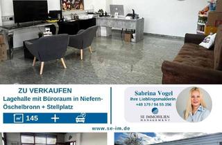 Gewerbeimmobilie kaufen in 75223 Niefern-Öschelbronn, Halle mit einladender Bürofläche zu verkaufen!