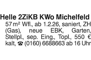 Wohnung mieten in 74545 Michelfeld, Helle 2 ZiKB KellerWo Michelfeld Toplage