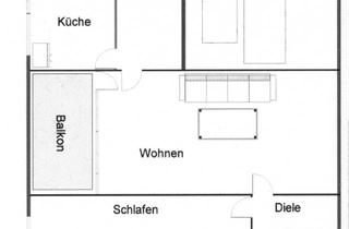 Wohnung kaufen in 40789 Monheim, Top-saniert & zentral: 3-Zimmer-Wohnung mit Südbalkon im Herzen von Monheim am Rhein