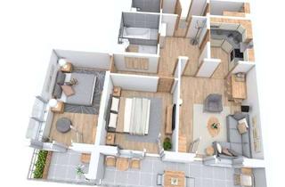 Wohnung mieten in 78661 Dietingen, Helle 3-Zimmer Wohnung im 2. OG mit Balkon in Dietingen