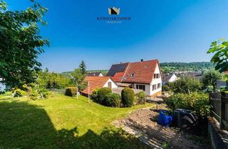 Doppelhaushälfte kaufen in 75210 Keltern, Keltern - Ideal für Familien: Doppelhaushälfte mit großem Traumgrundstück & Ausbaureserve