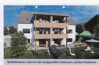 Wohnung mieten in Unggeriederstraße 22, 87778 Stetten, Geschmackvolle 3,5-Z-Wohnung KF55 / Balkon / EBK und geh. Innenausstattung in Stetten