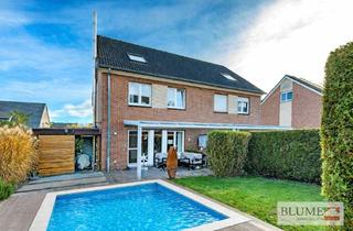 Doppelhaushälfte kaufen in 44575 Castrop-Rauxel, Top gepflegt und praktisch neu: Hochwertig ausgestattete Doppelhaushälfte mit Pool!