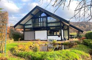 Haus kaufen in 64686 Lautertal, Zeitlose HUF Architektur – lichtdurchflutetes Wohnen mit Galerie in idyllischer Hanglage!