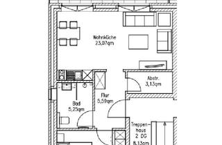 Wohnung mieten in Fritz-Berend-Straße 1c, 49090 Eversburg, Moderne 2-Zimmer Wohnung, Terrasse, Einbauküche Eversburg nahe Westerberg