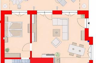 Wohnung mieten in Am Pfarrgarten, 97292 Holzkirchen, Gehobene Neubau 2-Zimmer-Wohnung mit Balkon in Holzkirchen