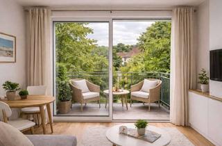 Wohnung kaufen in 16225 Eberswalde, Eberswalde: ERSTBEZUG im LUXUS Neubau: 1-Zi-Whg im 1.OG22 m² MIT BALKON ab 2026 BEZUGSBEREIT