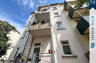 Wohnung kaufen in 04347 Schönefeld-Ost, ++ Großzügige 4-Zimmer-Altbauwohnung mit Balkon im Denkmalobjekt ++