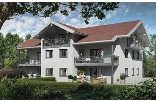 Wohnung kaufen in 83224 Grassau, Über den Dächern von Grassau – 5-Zimmer-Neubau-Dachgeschosswohnung mit Bergblick & 3 Außenbereichen
