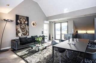 Penthouse kaufen in 53177 Bad Godesberg, Klimatisiertes Penthouse in klarer Architektur mit Petersbergblick, zwei Terrassen und Tiefgarage