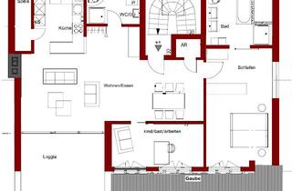 Wohnung mieten in Schopperstraße 15, 90518 Altdorf, Topzustand, Kernsanierung, Bestlage, modern, individuell, 103,5m², EBK, 3 Zi., Altdorf
