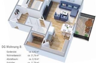 Wohnung mieten in Havixbecker Straße 42, 48161 Roxel, Moderne 2,5-Zi-Wohnung im DG in Münster-Roxel