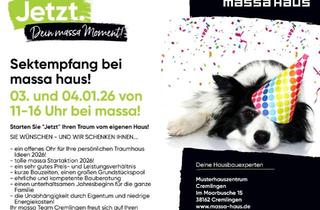 Haus kaufen in 38836 Dardesheim, Prosit Neujahr! Sektempfang im Musterhaus Cremlingen am Samstag, den 3.01. & Sonntag, den 4.01.2