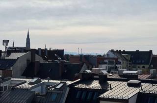 Wohnung mieten in Eduard-Schmid-Straße 13, 81541 Au-Haidhausen, Urbanes Refugium: Dachterrassenwohnung im denkmalgeschützten Altbau an den Isarauen mit Alpenblick