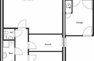 Wohnung mieten in 46342 Velen, Barrierefreie 2,5-Zimmer Wohnung mit Garten in Velen