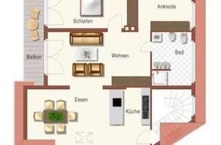 Wohnung mieten in Bachstraße, 65618 Selters, Moderne Dachgeschosswohnung mit Balkon, PV-Strom – 65618 Eisenbach