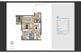 Wohnung mieten in 71364 Winnenden, Luxuriöse 3-Zimmer Wohnung (Neubau) im 3. OG mit Balkon in Winnenden