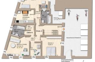 Wohnung mieten in Drittes Quergässchen, 86150 Innenstadt, 4,5 Zi. Whg für 3er-WG oder Familie mit EBK & 2 Bädern in der Jakobervorstadt