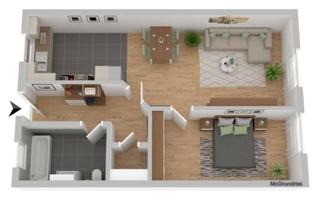 Wohnung mieten in Breite Straße 94, 06406 Bernburg, Attraktive 2-Zimmer-Wohnung mit Fußbodenheizung in zentraler Lage von Bernburg