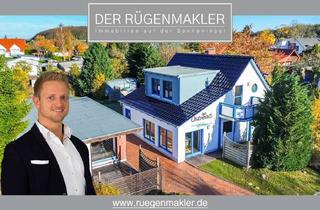 Haus kaufen in 18556 Breege, Wohnen oder Ferienvermietung möglich! Zweifamilienhaus + Bungalow in Wassernähe in Breege auf Rügen