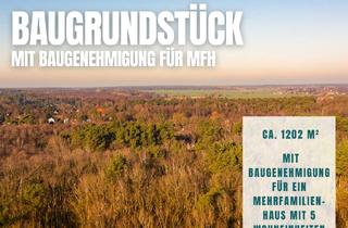Grundstück zu kaufen in 16548 Glienicke, Baugrundstück mit Baugenehmigung für MFH mit 5 Wohneinheiten