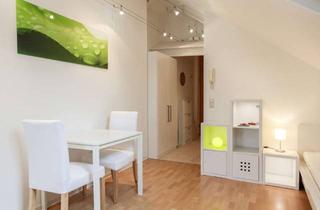 Wohnung mieten in Habichtstraße, 71083 Herrenberg, Möblierte 1-Zimmer-DG-Wohnung nahe S-Bahn - Interns and international students welcome