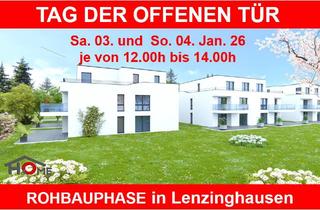 Wohnung kaufen in 32139 Spenge, Spenge - TAG DER OFFENEN TÜR in LENZINGHAUSEN. Sa. 03.01. & So. 04.01. von 12h bis 14h. PHASE: Estrich fertig.