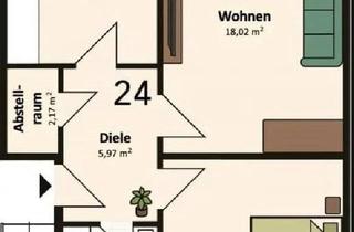 Wohnung kaufen in 84478 Waldkraiburg, Waldkraiburg - Provisionsfreie 2 Zimmer Wohnung mit Balkon & Bad mit Fenster
