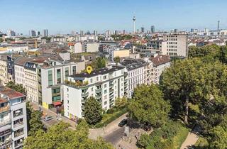 Wohnung kaufen in Segitzdamm 14, 10969 Kreuzberg, Besondere 4-Zimmer-Dachgeschosswohnung mit großzügiger Terrasse, Balkon und drei Bädern